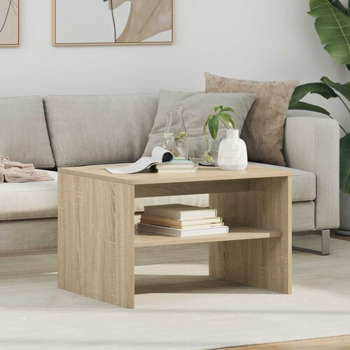  Kava Stol Sonoma hrast 60 x 50 x 40 cm Konstruirano drvo Cene