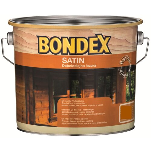 BONDEX Debeloslojna lazura za les Satin (barva: palisander, 2,5 l) Slike