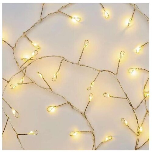  LED lanac 100xLED/3xAA 2,7m toplo belo Cene