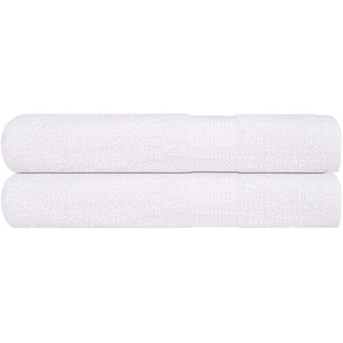 vidaXL Brisače 2 kos bela 100x200 cm 360 g/m² 100% bombaž Cene