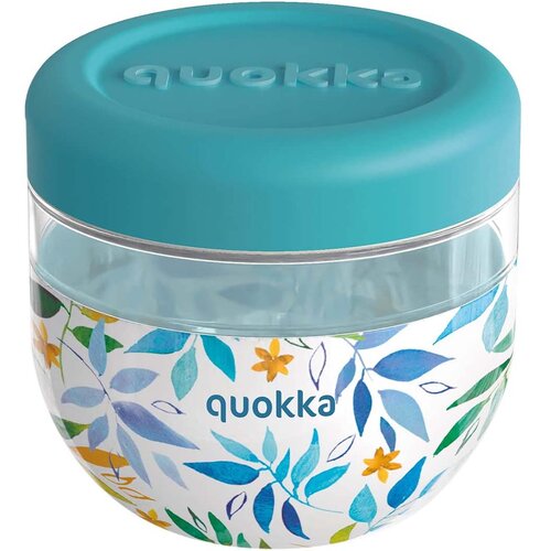 NOBRAND Quokka, Posoda za hrano z motivom akvarelnih listov 770ml s pokrovom, Večbarvno, (5000071462) Slike