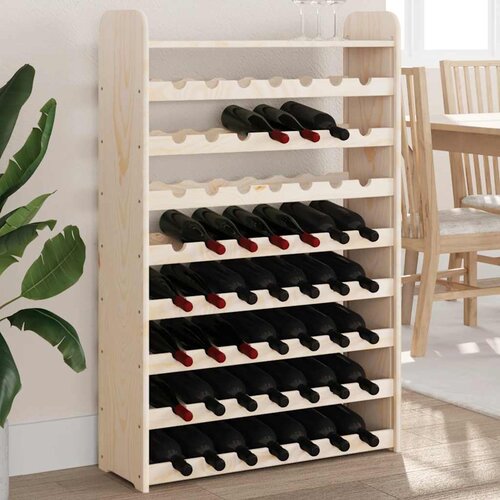  Stalak za vino s gornjom pločom 72,5x25x111,5 cm od borovine Cijene