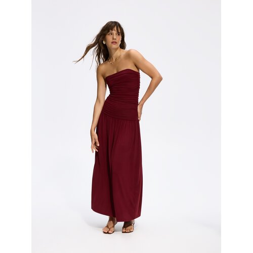 Reserved LADIES` DRESS - boja mahagonija Cijene