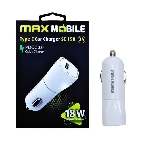 Max Mobile PD 18 W QC 3.0 Type C auto punjač Slike