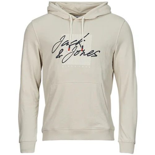 Jack & Jones JJZURI SWEAT HOOD Bež