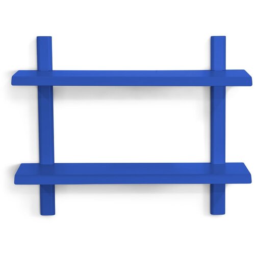 Spinder Design Modra večnivojska kovinska polica 60 cm Hola &amp;ndash; Slike