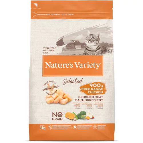 Nature's Variety Selected Sterilised piletina iz slobodnog uzgoja - 3 kg