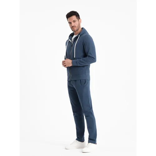 Ombre Men's sweatshirt set unbuttoned sweatshirt + pants