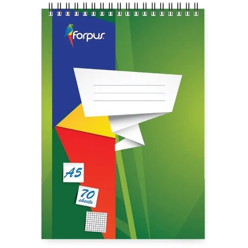 Forpus Zvezek s špiralo A5 mali karo, špirala zgoraj - FO42301 Cene