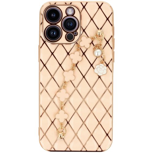 Onasi Glamur silikonski ovitek z zapestnico za iPhone 13 6.1 - roza Cene