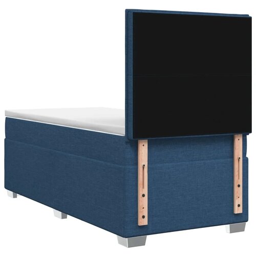  Boxspring krevet s madracem Plava 80 x 200 cm Tkanina - Plava 80 x 200 cm Dizajn linija Slike