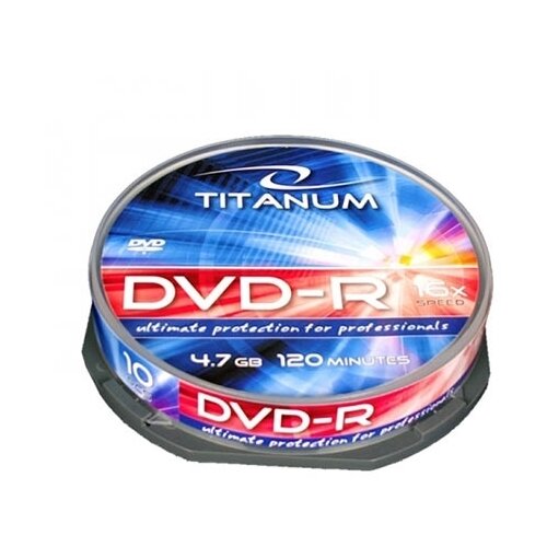  DVD-R TITANUM 4,7 GB X16, CAKE BOX 10 kom, 1281 Cene