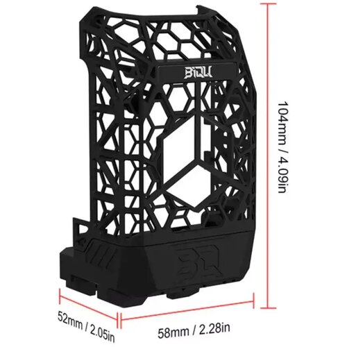 BIQU Panda Jetpack Extruder Front Cover - Bambu Lab X1/P1 Slike