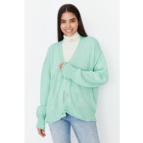 Trendyol Mint Button Detailed Knitwear Cardigan Cijene