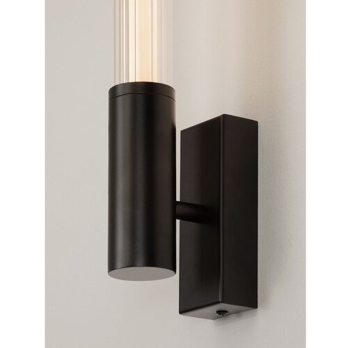 Nova Luce Mat crna metalna LED zidna lampa Nold &amp;ndash; Slike