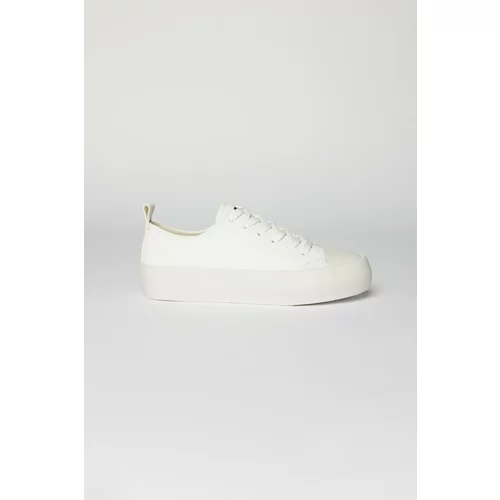 AC&Co / Altınyıldız Classics Men's White Plain Sneaker Shoes