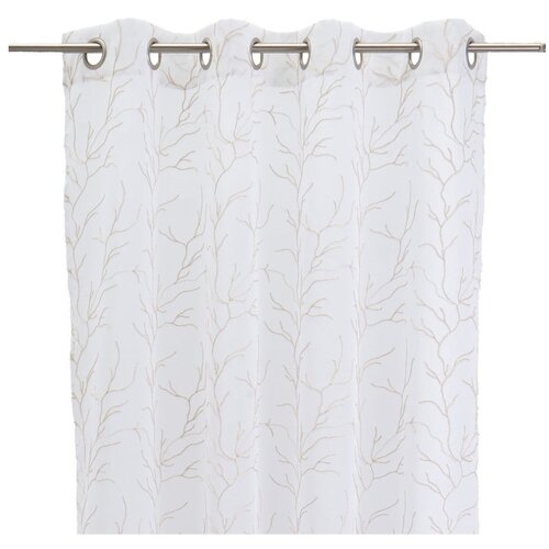 Casa Selección Bijela/bež prozirna zavjesa 140x260 cm Coral – Cijene