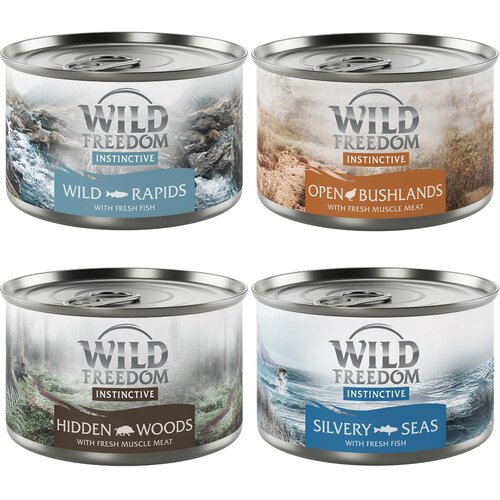Wild Freedom Instinctive dopolnilna hrana 6 x 140 g - Shallow Shores mešano pakiranje (4 vrste) Cene