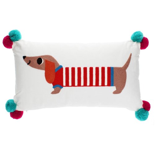 Rex London Dječji jastuk od mje&scaron;avine pamuka 50x33 cm Sausage Dog &ndash; Cijene