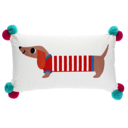 Rex London Otro&scaron;ka blazina iz me&scaron;anice bombaža 50x33 cm Sausage Dog &ndash; Cene