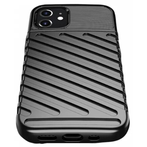 Nillkin Silikonski ovitek Tunder Armor za iPhone 12 Mini - črn Slike