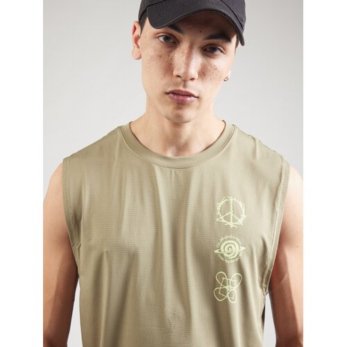 Quiksilver Tehnička sportska majica &amp;#039;LAP TIME&amp;#039; maslinasta / pastelno zelena Slike