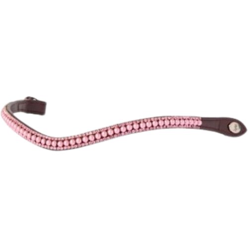 PS of Sweden Čelni trak Classic Pearl Vintage Pink, brown - FULL Slike