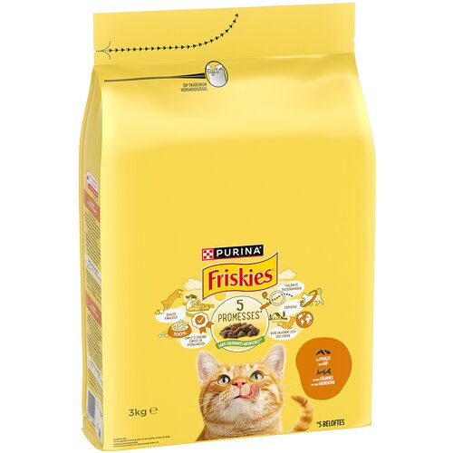 Friskies PURINA Adult Cat s piletinom i povrćem &amp;ndash; 3 kg Slike