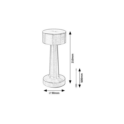 Rabalux Senan Stone lampe ( 74208 ) Slike