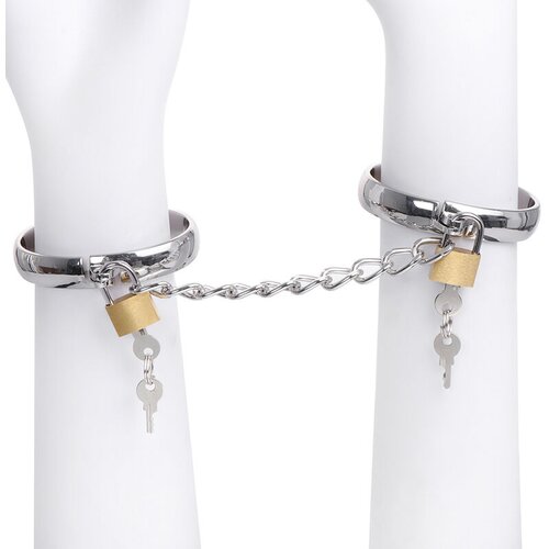 Ohmama Fetish Metal Hands Cuffs Cene