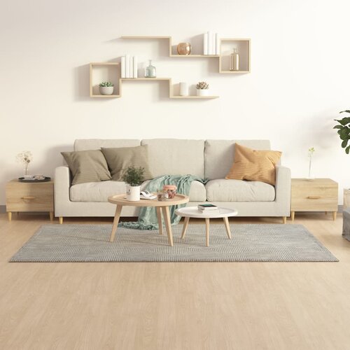 VidaXL Klubske mizice 2 kosa sonoma hrast 50x50x40 cm konstruiran les Slike
