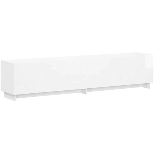  TV stalak 180 x 34 5 x 40 cm Bijela visokog sjaja - Bijela visokog sjaja 179.5 x 34.5 x 40 cm Slike