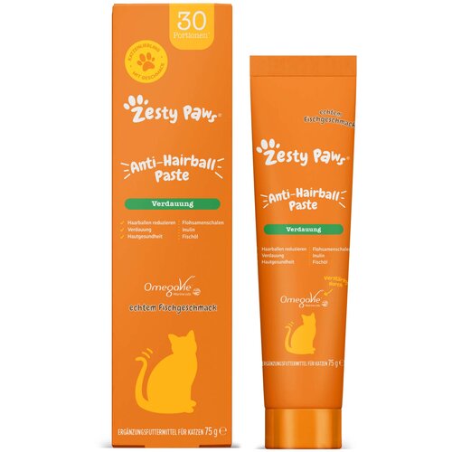 Zesty Paws Cat Anti-Hairball Paste - 75 g Slike