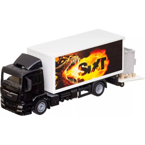 Siku Tovornjak MAN z škatlastim telesom in zadnjo dvižno rampo Sixt Cene