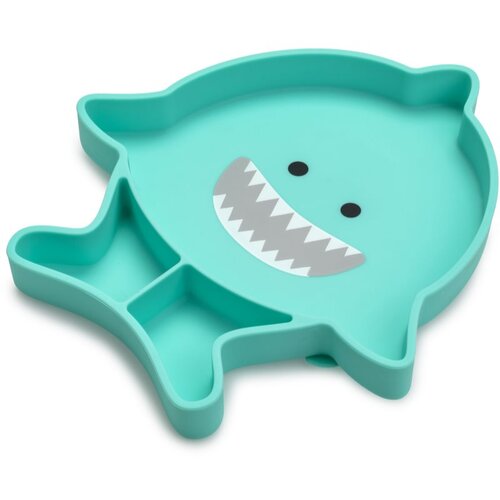 Melii Silicone Suction Plate krožnik s priseskom Shark 1 kos Cene