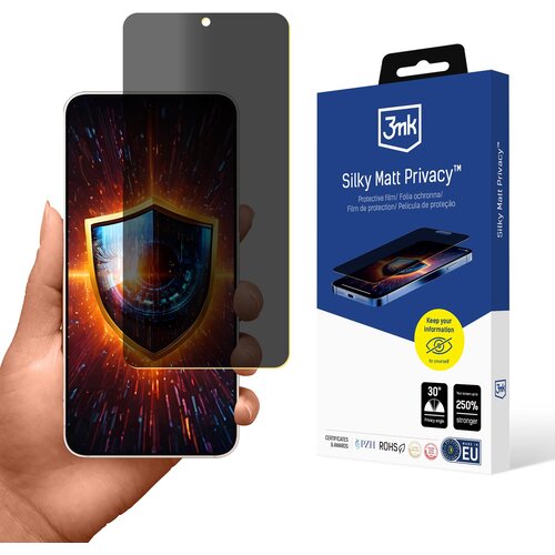 3mk SVILNATO MAT ZAŠČITNO STEKLO ZA SAMSUNG GALAXY S25 EDGE, (5000333693) Cene