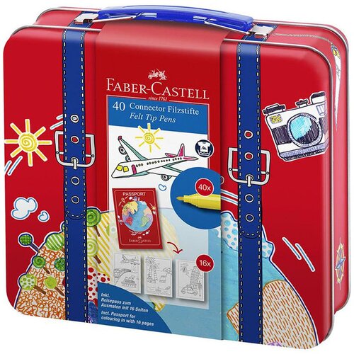 Faber-Castell Flomastri Faber-Castell Potovalni kovček, 47 kosov Cene