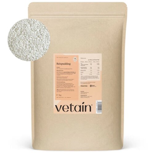 Vetain Puding od riže - 100 % ekstrudirana rižina krupica - 1 kg Slike