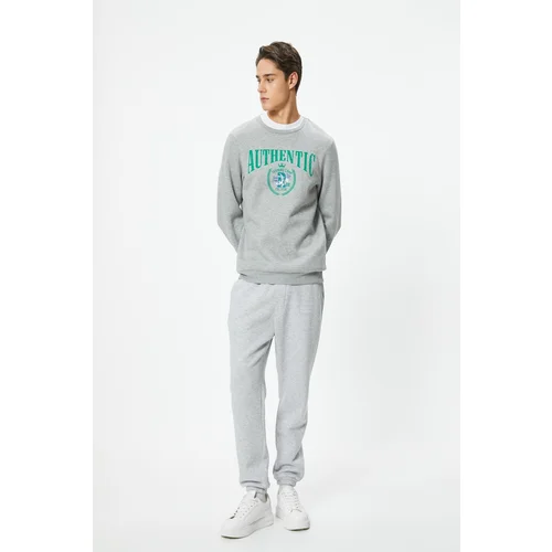 Koton Gray Men's Adult Tracksuit Bottoms