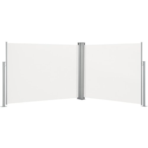 vidaXL Zložljiva stranska tenda krem 140x1000 cm Cene