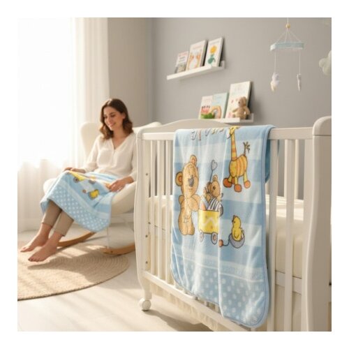  Bebi ćebe Toy story -100x120cm Blue color ( VLK000363-toystoriblue ) Slike