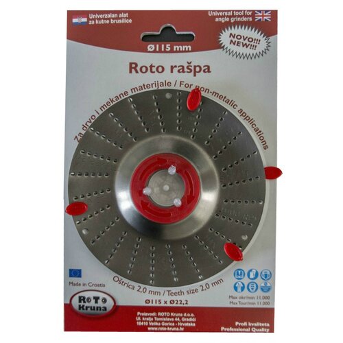 ROTO KRUNA Brusna ploča za drvo RA&Scaron;PA OKRUGLA 2mm Cijene