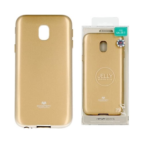  Za&amp;scaron;titna futrola Mercury Jelly Case J330 GALAXY J3 (2017) GOLD Slike