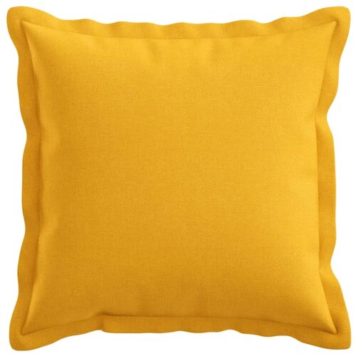  Presvlaka za jastuk 6 pcs HOUTEN Svijetlo žuta 45 x 45 cm - Svjetložuta 45 x 45 cm 6 Slike