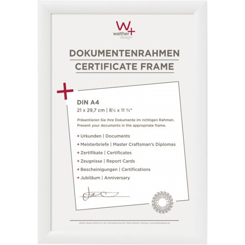 Walther trendstyle 21x29,7 resin white din A4 KP130W Cijene