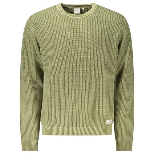 PepeJeans Dorian Crew mu&amp;scaron;ka majica dugih rukava zelena Slike