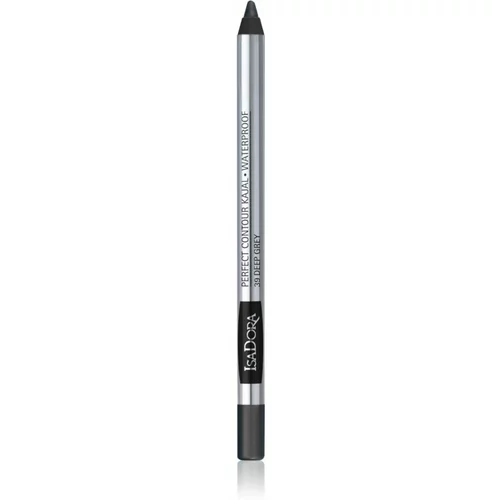 IsaDora Perfect Contour Kajal kajal svinčnik za oči vodoodporna odtenek 39 Deep Grey 1,2 g