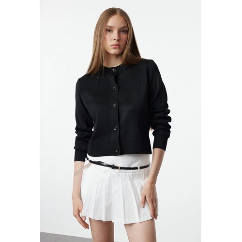 TRENDYOLMILLA Ženski duks Twoaw25Hi00051, Crna Cene