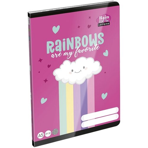 ICO ICO: LizzySuli Lollipop Rainbow kvadriran zvezek A/5 27-32 Cene