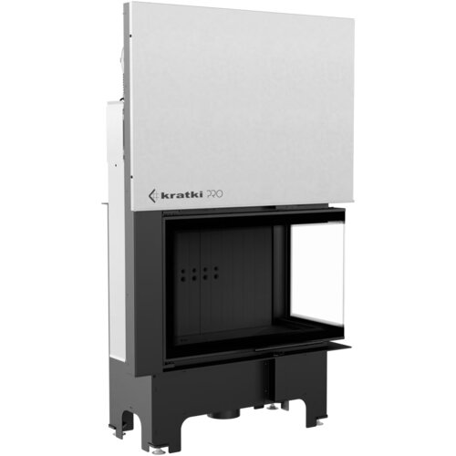 Kratki vgradni kamin VNP/810/410/BLACK Cene